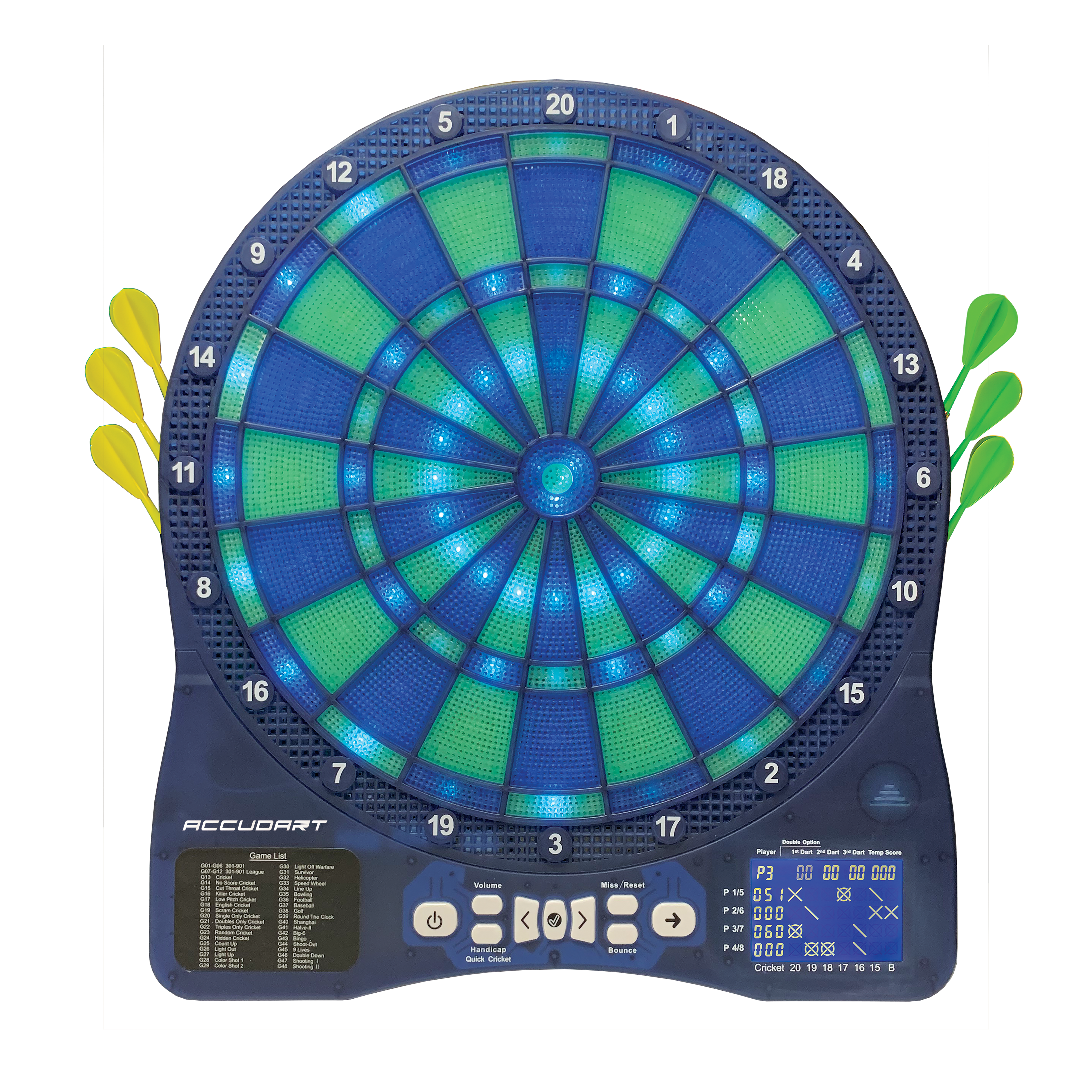 Light FX 2000 Electronic Dartboard | Escalade Sports