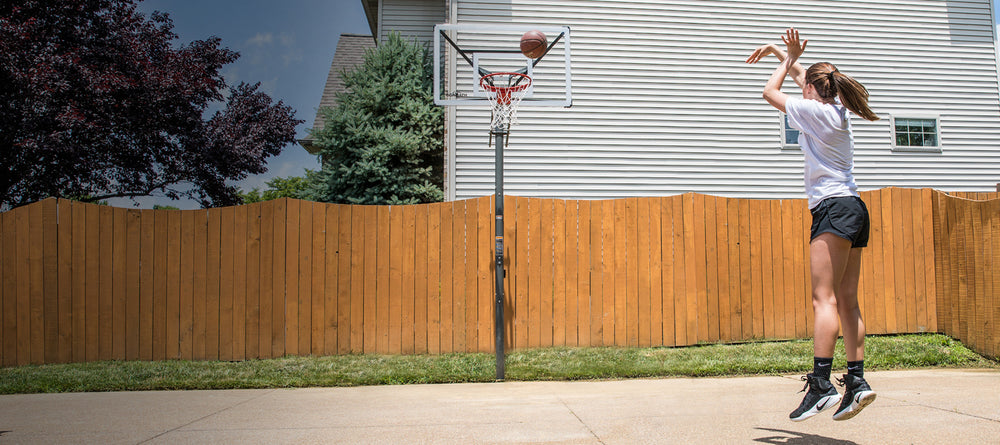 goaliath basketball hoop sale go tek in ground and wall mounted hoops 