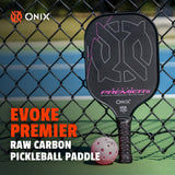 Evoke Premier Raw Carbon Pickleball Paddle