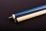 57" Two-Piece Hardwood Cue - Blue