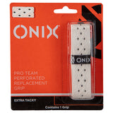 onix white perforated pickleball grip tape for handle