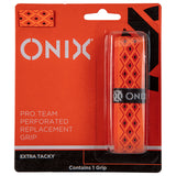 onix orange perforated grip tape for pickleball paddles