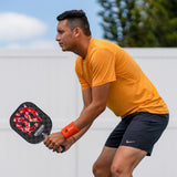 Sweat Absorption Wristband orange lifestyle