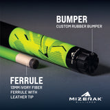 Mizerak 58" Two-Piece Neon Composite Cue