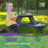 Circular Cedar Kids Picnic Table