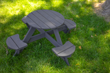 Circular Cedar Kids Picnic Table