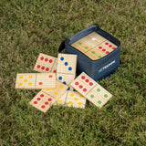 28-Piece Outdoor Lawn Wood Domino Set
