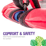 comfortable and safe rope swing round seat playset add on attachment