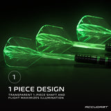Tracer 3pk LED Darts - Green