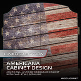 Accudart Americana Limited Edition Dartboard Cabinet Set