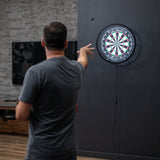 Nighthawk 2 in 1 LED/Blacklight Bristle Dartboard Surround Set