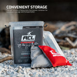 American Cornhole League | ACL® REC Red/Black Stick-N-Slick Cornhole Bags