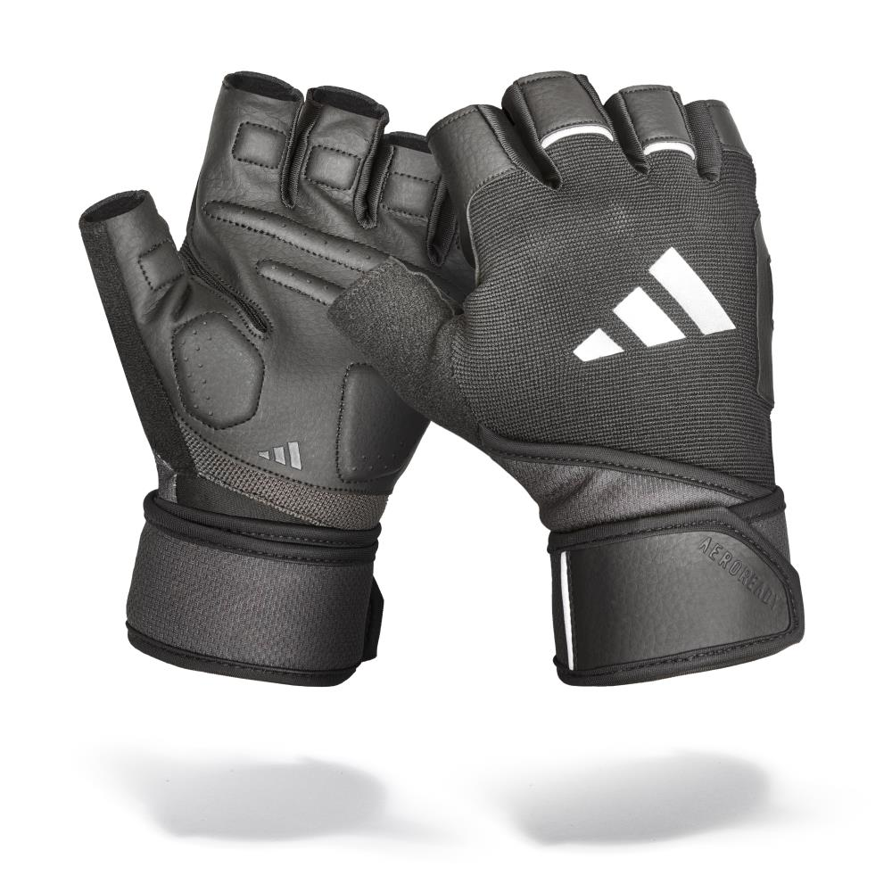 adidas Wrist Wrap Training Gloves Black XS