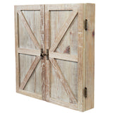 American Legend Barnwood Dartboard Cabinet