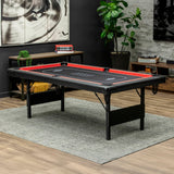 American Legend 84” Folding 3‑in‑1 Table | Billiards + Poker + Blackjack