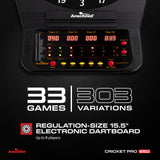 Arachnid Cricket Pro 650 Tournament-Quality Electronic Dartboard
