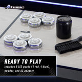 Atomic 9' Azure LED Shuffleboard Table