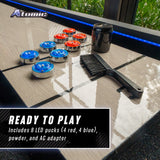 Atomic 9' Azure LED Shuffleboard Table