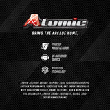 Atomic 9' Azure LED Shuffleboard Table
