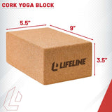 Lifeline Fitness Cork Yoga Blocks