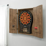 DMI Sports Brown CricketPro Dartboard Cabinet