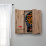 DMI Sports Tan CricketPro Dartboard Cabinet