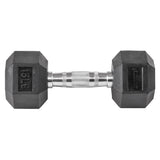 Lifeline Fitness Hex Rubber Dumbbells - Multiple Weight Options
