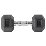 Lifeline Fitness Hex Rubber Dumbbells - Multiple Weight Options
