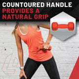 Lifeline Hex Neoprene Dumbbells - Multiple Weights Available