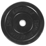 Lifeline Rubber Olympic Bumper Plates - Multiple Sizes Available
