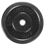 Lifeline Rubber Olympic Bumper Plates - Multiple Sizes Available
