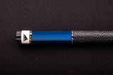 57" Two-Piece Hardwood Cue - Blue