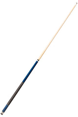 57" Two-Piece Hardwood Cue - Blue