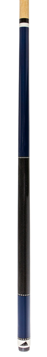 57" Two-Piece Hardwood Cue - Blue
