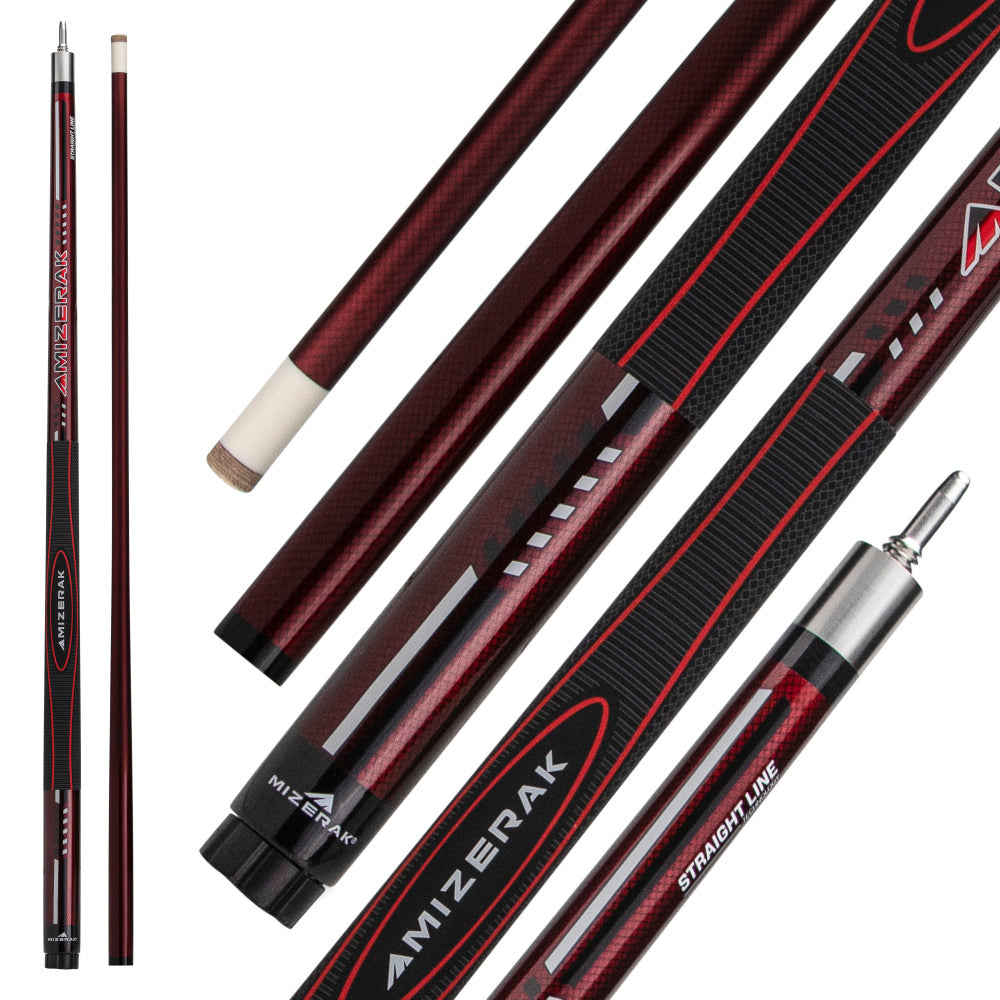 Mizerak 58” Premium Carbon Composite 3D Grip Cue | Escalade Sports