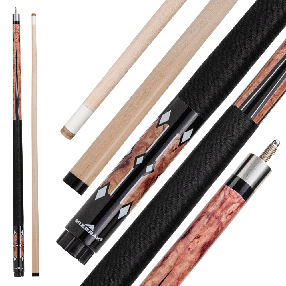Mizerak 58” Two-Piece Hybrid Wood Cue | Escalade Sports