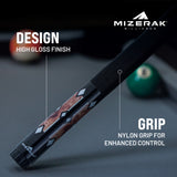 Mizerak 58” Two-Piece Hybrid Wood Cue