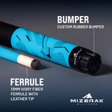 Mizerak 58" Two-Piece Neon Composite Cue