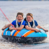 RAVE Sports Blade Boat Towable Tube Blue Orange