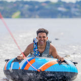 RAVE Sports Blade Boat Towable Tube Blue Orange