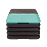 The Step Adjustable High Step Aerobic Platform with 4 Risers - Made in the USA - Teal