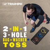 Triumph 2-in-1 Three-Hole Bags and Washer Toss Combo