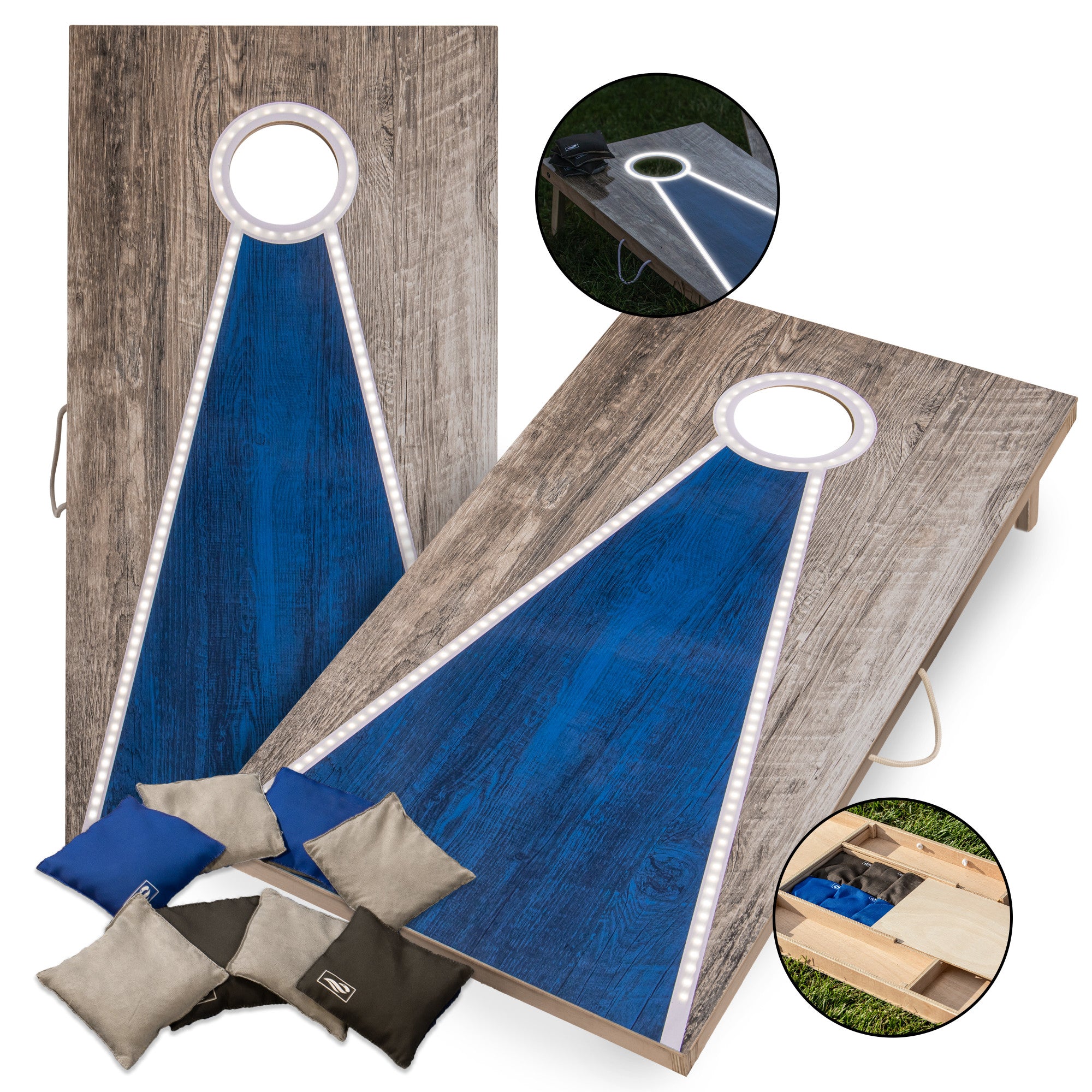 LED Keyhole 2x4 Cornhole Set | Escalade Sports