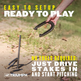 Triumph Steel Horseshoe Set