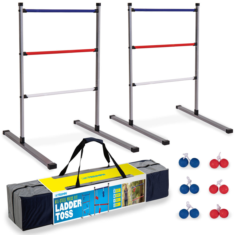 6 Palline Ricambio Per Gioco Ladder Ball – Rosse E Blu – Diametro 4 Cm, Corda 45 Cm – Accessori Ladderball