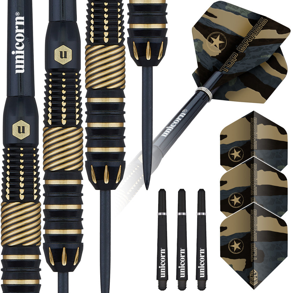 top gear dart Top Brass 2 Steel Tip Dart Set