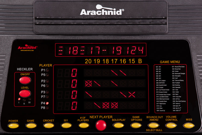 Arachnid Cricket Pro 800 Standing Electronic Dartboard_5
