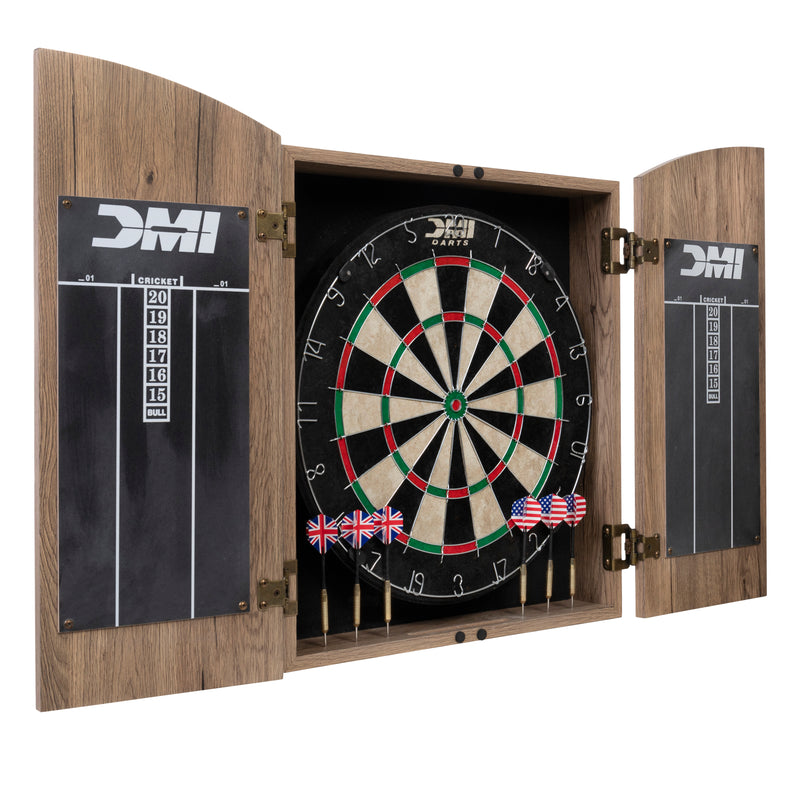 DMI Sports Bristle Dartboard Cabinet Set_12