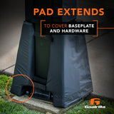 Goalrilla Deluxe Pole Pad - Basketball Pole Pad - Pad Extends to Cover Baseplate and Hardware