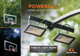 Goalrilla LED Basketball Hoop Light - Powerful, Long Lasting LED Lights - Directs Light Down onto Court Instead of Out and Into Players Eyes